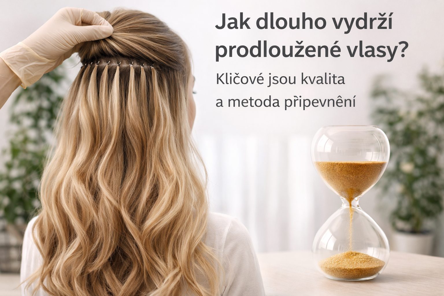 Jak dlouho vydrží prodloužené vlasy? Klíčové jsou kvalita a metoda připevnění