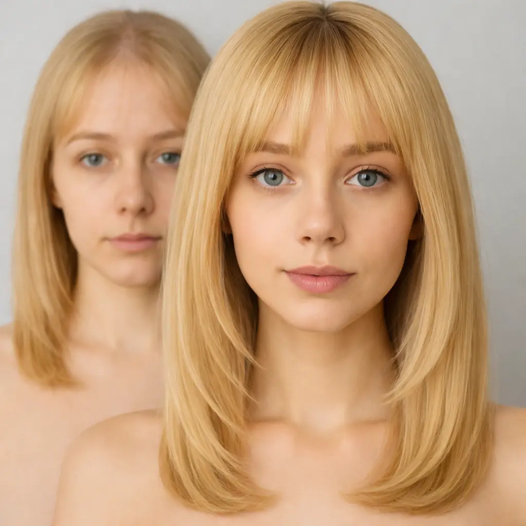 Žena s vlasovým systémem